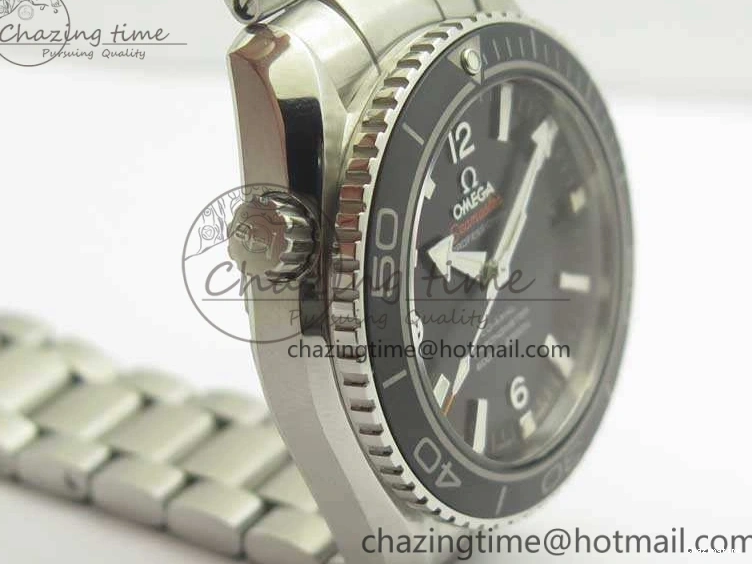 1230 Sleek Planet Ocean Professional Ceramic Bezel 42mm 1:1 MK Best Edition Silver Markers On SS Bracelet A 8085